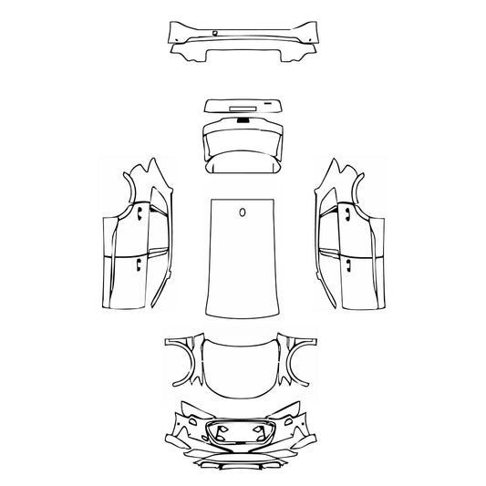 Pre-Cut PPF Audi e-tron e-tron Base 2022 - PPF-Kits