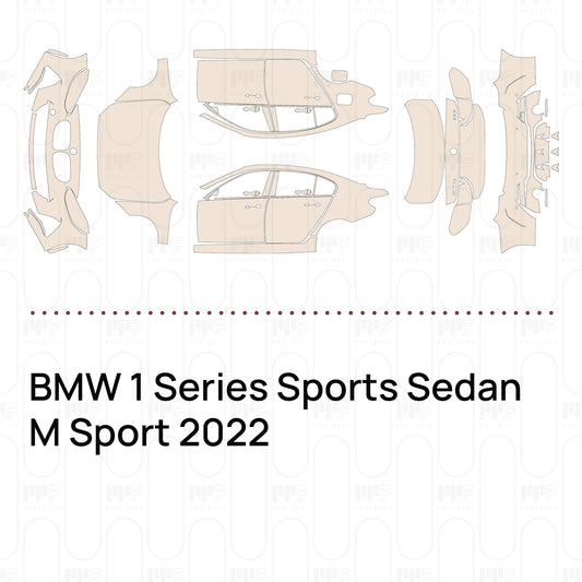 PPF prédécoupé BMW 1 Series Sports Sedan M Sport 2022
