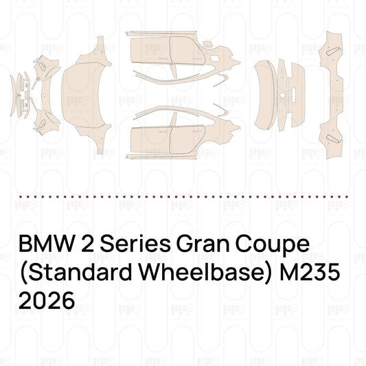 Pre-Cut PPF BMW 2 Series Gran Coupe (Standard Wheelbase) M235 2026