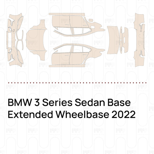 PPF prédécoupé BMW 3 Series Sedan Base Extended Wheelbase 2022