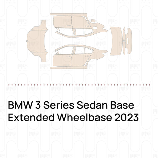 PPF prédécoupé BMW 3 Series Sedan Base Extended Wheelbase 2023
