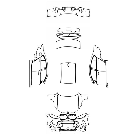 Pre-Cut PPF BMW 3 Series Sedan M340i 2024 - PPF-Kits
