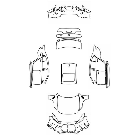 Pre-Cut PPF BMW 3 Series Sedan M3 Competition 2023 - PPF-Kits