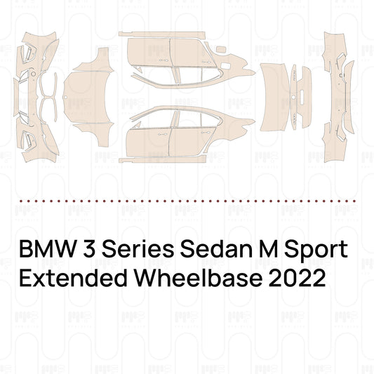 PPF prédécoupé BMW 3 Series Sedan M Sport Extended Wheelbase 2022