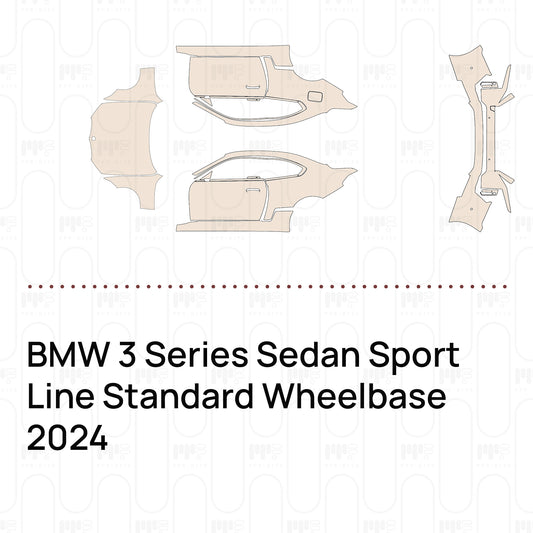 PPF prédécoupé BMW 3 Series Sedan Sport Line Standard Wheelbase 2024