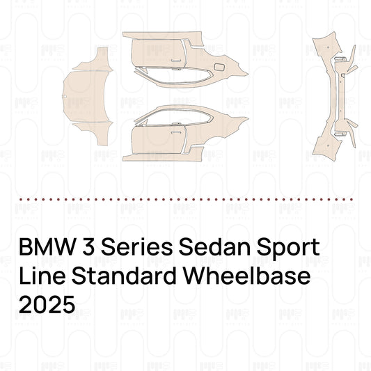 PPF prédécoupé BMW 3 Series Sedan Sport Line Standard Wheelbase 2025