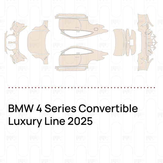 PPF prédécoupé BMW 4 Series Convertible Luxury Line 2025