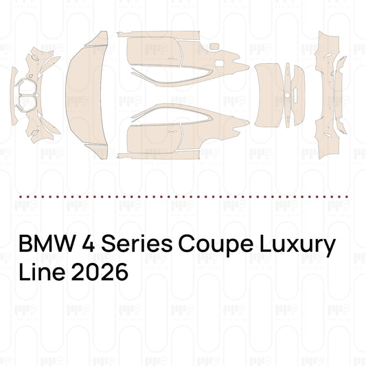 PPF prédécoupé BMW 4 Series Coupe Luxury Line 2026