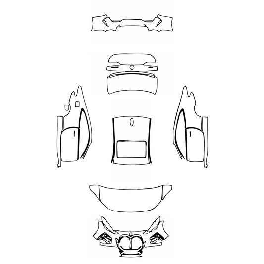 Pre-Cut PPF BMW 4 Series Coupe M440i 2024 - PPF-Kits