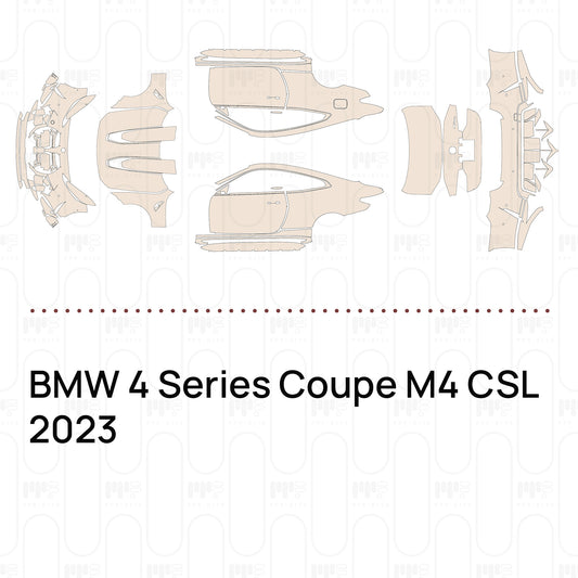 PPF prédécoupé BMW 4 Series Coupe M4 CSL 2023