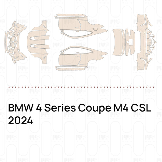 PPF prédécoupé BMW 4 Series Coupe M4 CSL 2024