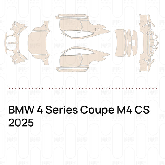 PPF prédécoupé BMW 4 Series Coupe M4 CS 2025