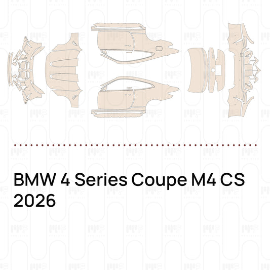 PPF prédécoupé BMW 4 Series Coupe M4 CS 2026