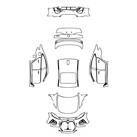Pre-Cut PPF BMW 4 Series Gran Coupe M Sport 2025 - PPF-Kits