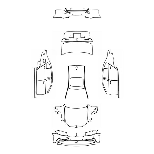 Pre-Cut PPF BMW 5 Series Sedan Extended Wheelbase Luxury 2019 - PPF-Kits