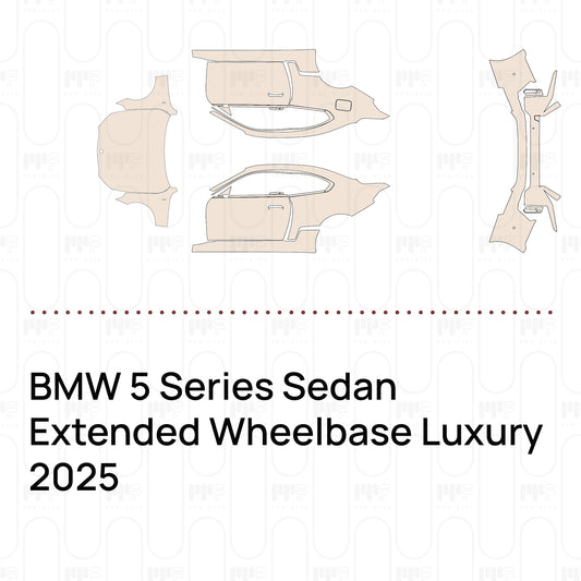 PPF prédécoupé BMW 5 Series Sedan Extended Wheelbase Luxury 2025