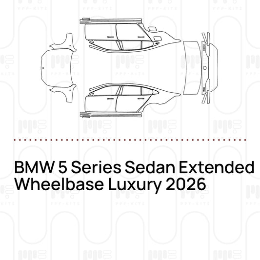 PPF prédécoupé BMW 5 Series Sedan Extended Wheelbase Luxury 2026