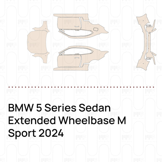 PPF prédécoupé BMW 5 Series Sedan Extended Wheelbase M Sport 2024
