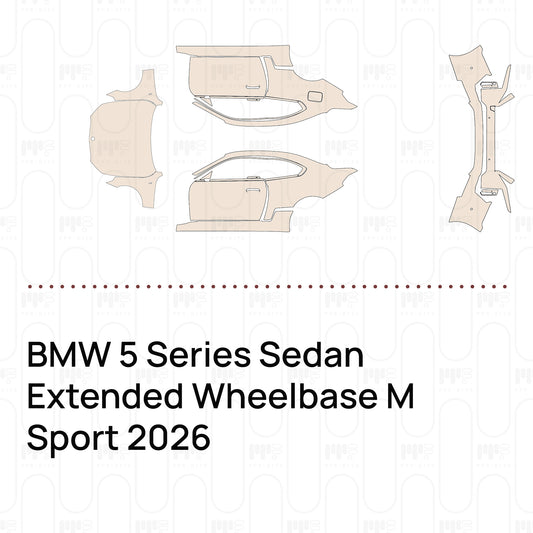 PPF prédécoupé BMW 5 Series Sedan Extended Wheelbase M Sport 2026