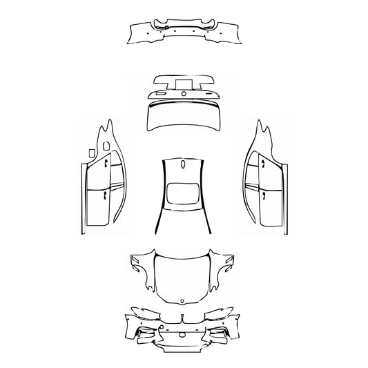 Pre-Cut PPF BMW 5 Series Sedan M550i 2018 - PPF-Kits