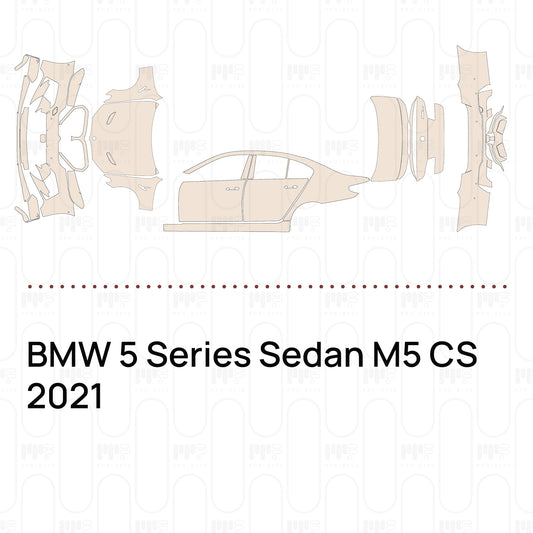 PPF prédécoupé BMW 5 Series Sedan M5 CS 2021