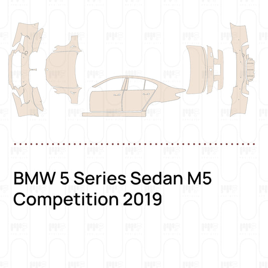 PPF prédécoupé BMW 5 Series Sedan M5 Competition 2019