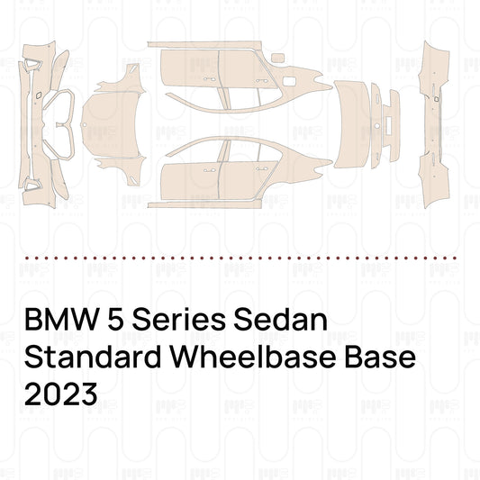 PPF prédécoupé BMW 5 Series Sedan Standard Wheelbase Base 2023