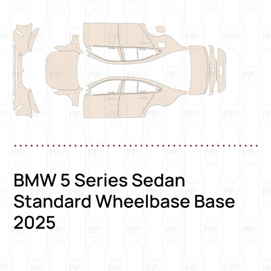 PPF prédécoupé BMW 5 Series Sedan Standard Wheelbase Base 2025