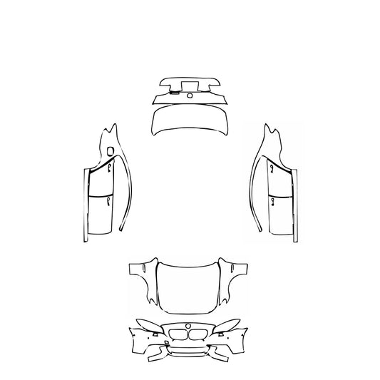 Pre-Cut PPF BMW 5 Series Sedan Standard Wheelbase M Sport 2016 - PPF-Kits
