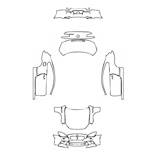 Pre-Cut PPF BMW 6 Series Coupe M Sport 2014 - PPF-Kits