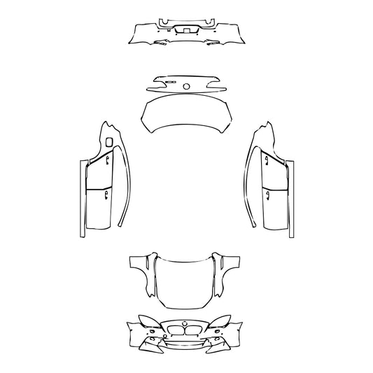 Pre-Cut PPF BMW 6 Series Gran Coupe M Sport 2012 - PPF-Kits