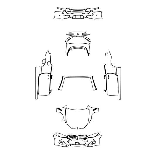 Pre-Cut PPF BMW 8 Series Convertible M Sport 2022 - PPF-Kits