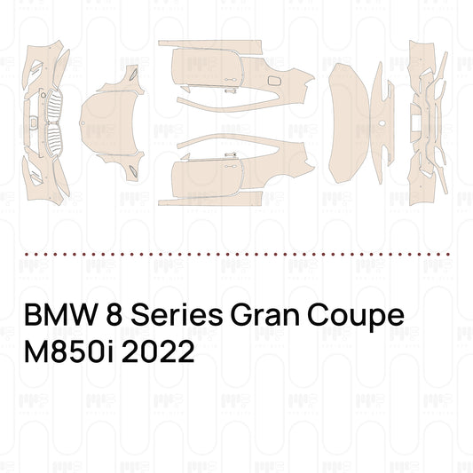 PPF prédécoupé BMW 8 Series Gran Coupe M850i 2022