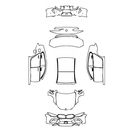 Pre-Cut PPF BMW 8 Series Gran Coupe M8 2019 - PPF-Kits