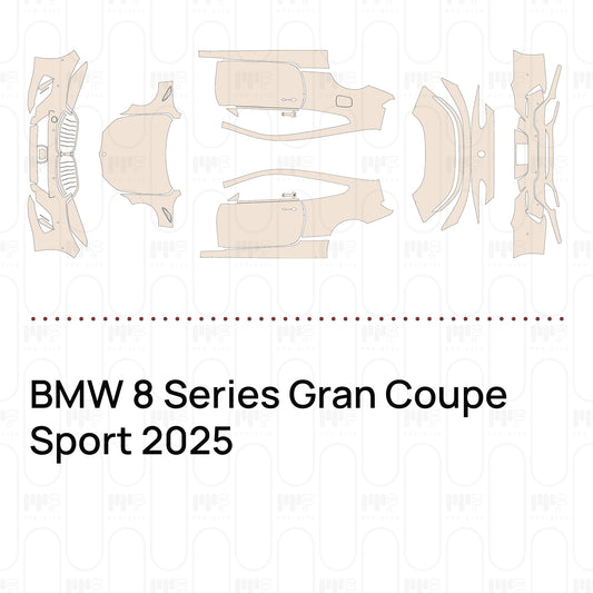PPF prédécoupé BMW 8 Series Gran Coupe Sport 2025