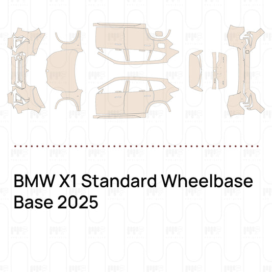 PPF prédécoupé BMW X1 Standard Wheelbase Base 2025