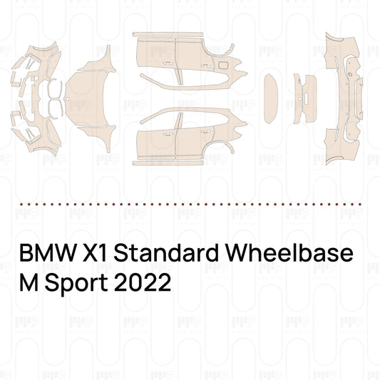 PPF prédécoupé BMW X1 Standard Wheelbase M Sport 2022
