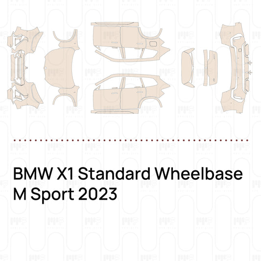 PPF prédécoupé BMW X1 Standard Wheelbase M Sport 2023