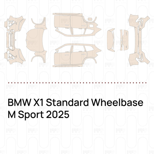 PPF prédécoupé BMW X1 Standard Wheelbase M Sport 2025