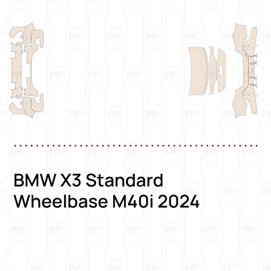 PPF prédécoupé BMW X3 Standard Wheelbase M40i 2024