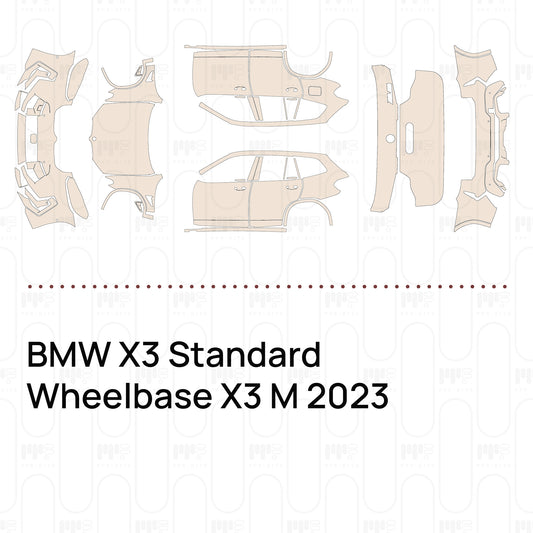 PPF prédécoupé BMW X3 Standard Wheelbase X3 M 2023