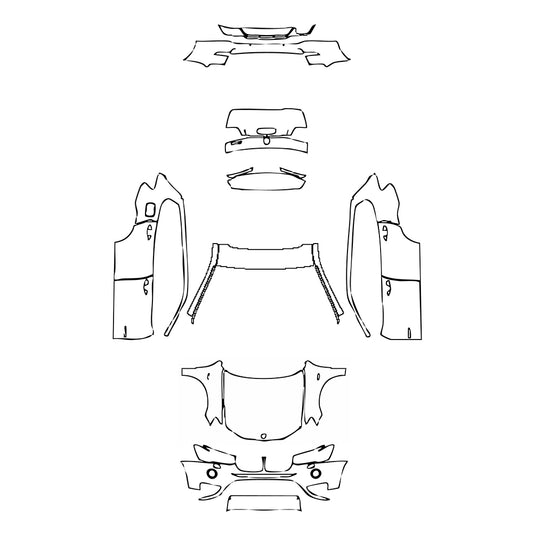 Pre-Cut PPF BMW X3 Standard Wheelbase xLine 2015 - PPF-Kits