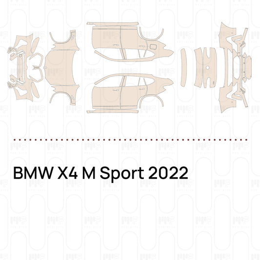 PPF prédécoupé BMW X4 M Sport 2022