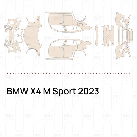 PPF prédécoupé BMW X4 M Sport 2023