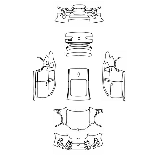 Pre-Cut PPF BMW X4 X4 M 2022 - PPF-Kits