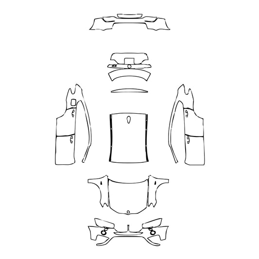 Pre-Cut PPF BMW X4 xLine 2017 - PPF-Kits