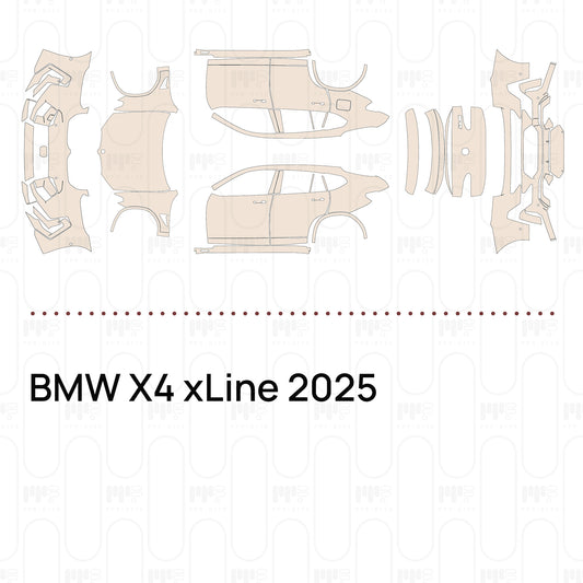 PPF prédécoupé BMW X4 xLine 2025