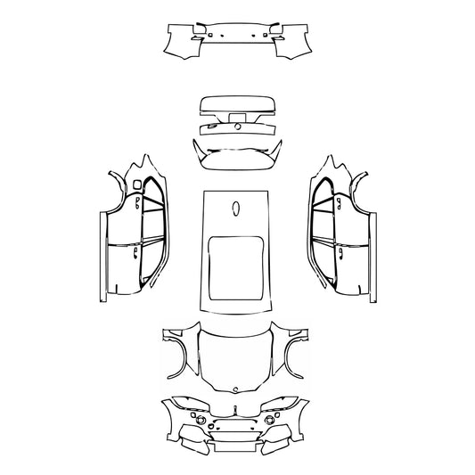 Pre-Cut PPF BMW X5 Standard Wheelbase M Sport 2015 - PPF-Kits