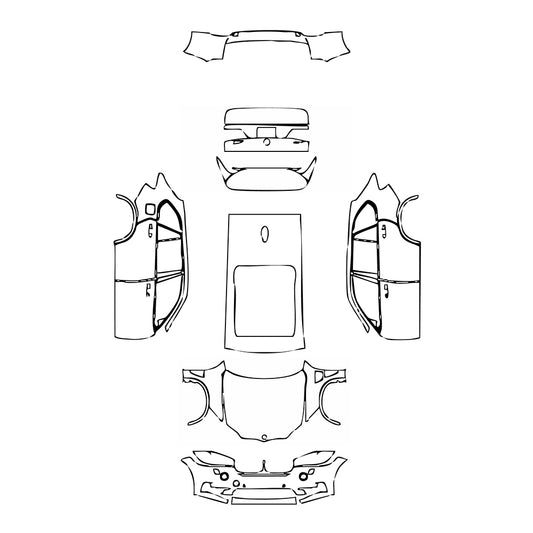 Pre-Cut PPF BMW X5 Standard Wheelbase eDrive 2016 - PPF-Kits