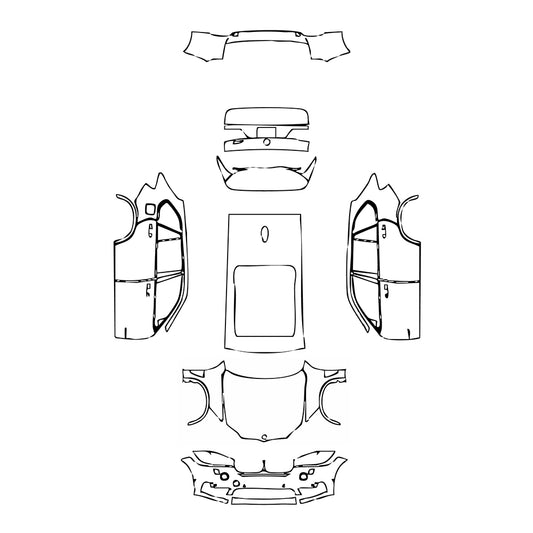 Pre-Cut PPF BMW X5 Standard Wheelbase xLine 2014 - PPF-Kits